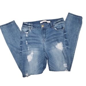Tinseltown Distressed Skinny Jeans Size 9